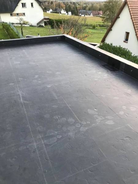 Pose d'étanchéité EPDM pour toit plat sur Rouen 76
